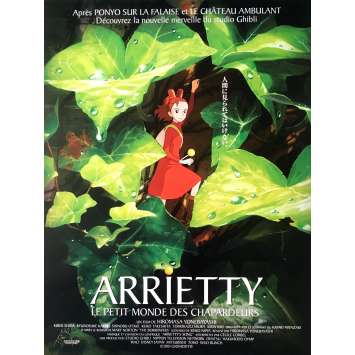 THE SECRET WORLD OF ARRIETY Movie Poster - 15x21 in. - 2010 - Studio Ghibli, Hayao Miyazaki