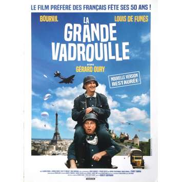 LA GRANDE VADROUILLE Affiche de film - 40x60 cm. - R2010 - Bourvil, Louis de Funes, Gerard Oury
