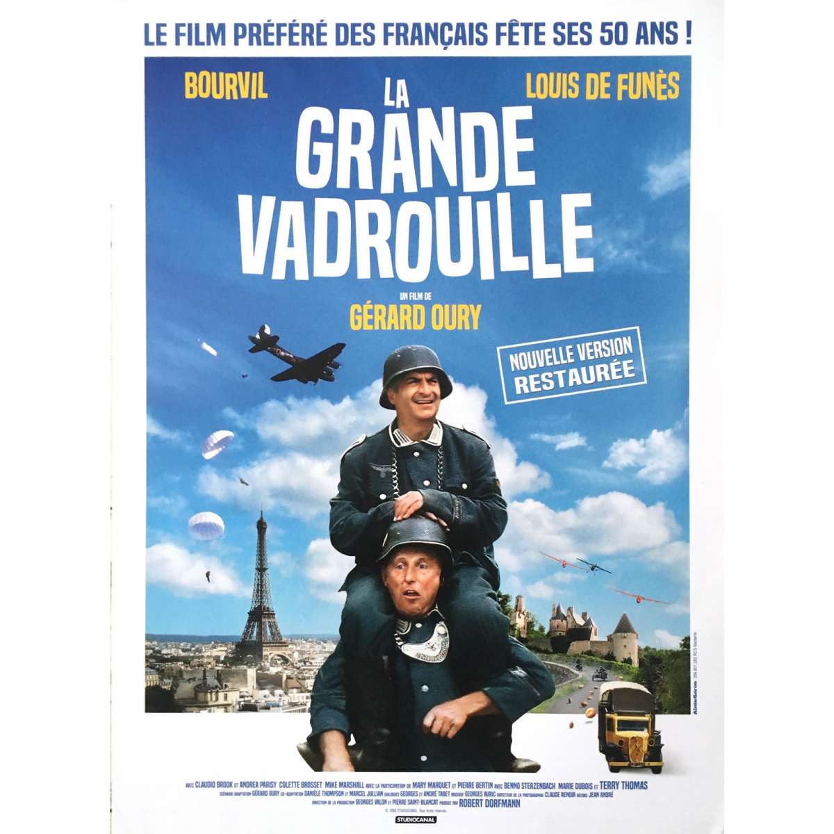 LA GRANDE VADROUILLE Movie Poster 15x21 in.