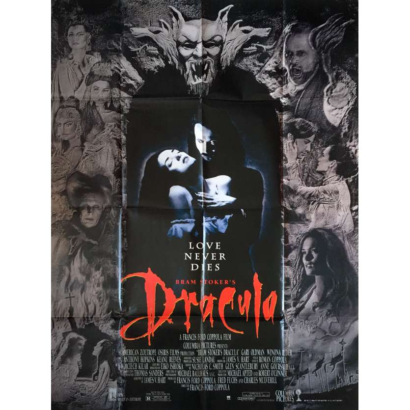 BRAM STOKER'S DRACULA Movie Poster - 47x63 in. - R1990 - Francis Ford Coppola, Gary Oldman, Winona Ryder