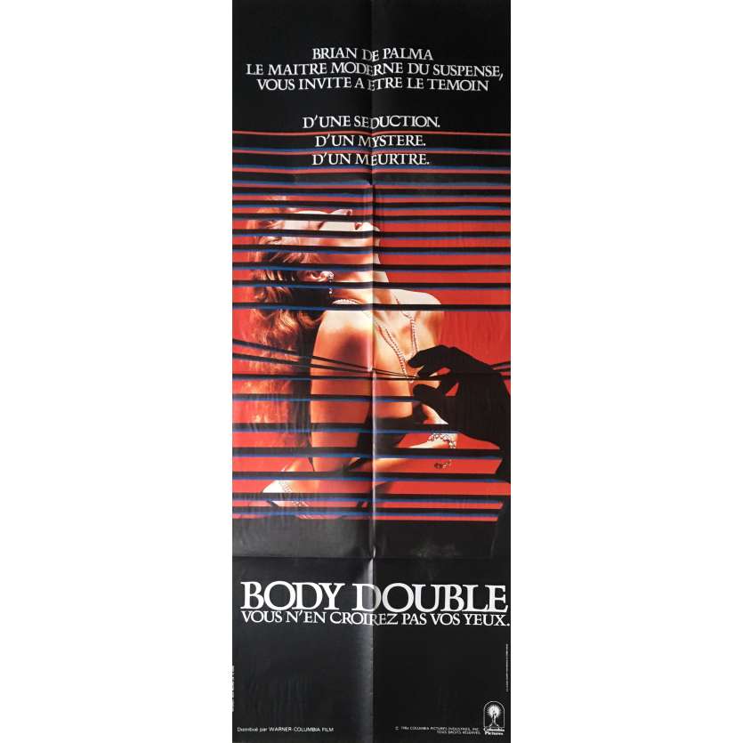 BODY DOUBLE Movie Poster - 23x63 in. - 1984 - Brian de Palma, Melanie Griffith