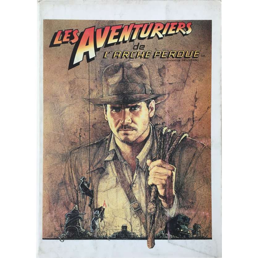 RAIDERS OF THE LOST ARK Program   - 9x12 in. - 1981 - Steven Spielberg, Harrison Ford