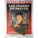 LES CHIENS DE PAILLE Affiche de film - 120x160 cm. - R1980 - Dustin Hoffman, Sam Peckinpah