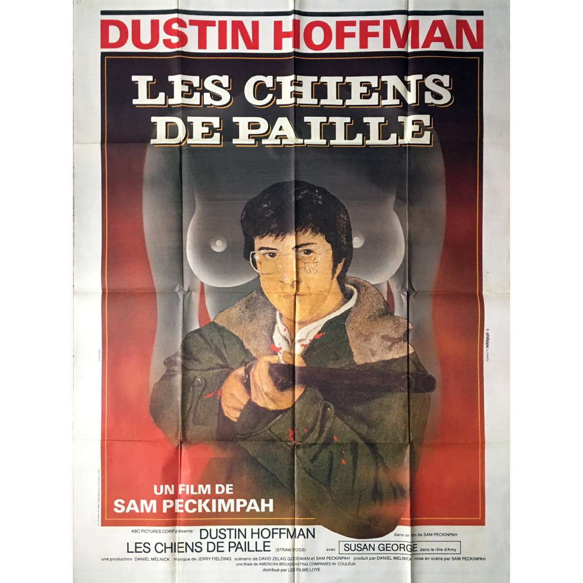 Les Chiens De Paille 1971 Film Complet En Français Affiche de LES CHIENS DE PAILLE