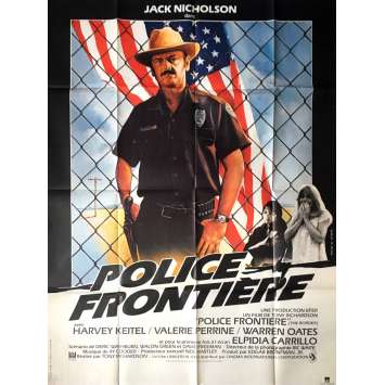 POLICE FRONTIERE Affiche de film - 120x160 cm. - 1982 - Jack Nicholson, Tony Richardson