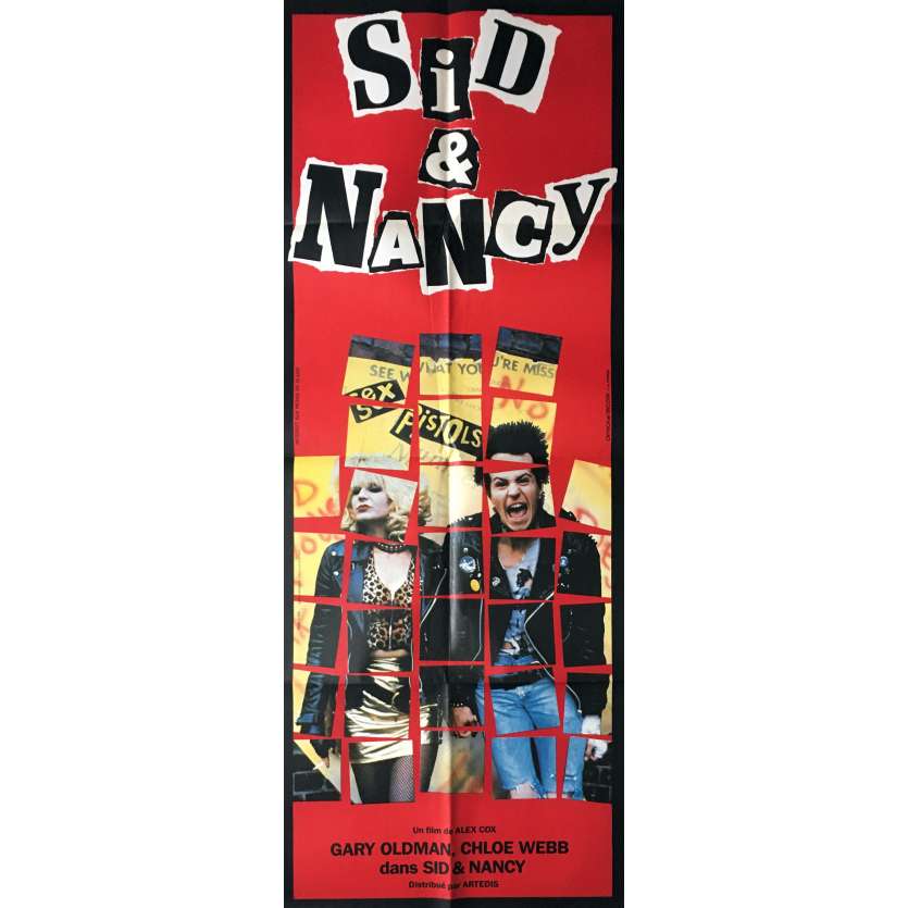 SID ET NANCY Affiche de film - 60x160 cm. - 1986 - Gary Oldman, Alex Cox