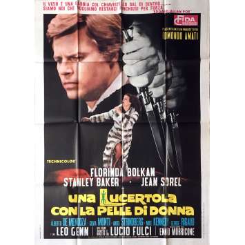 LE VENIN DE LA PEUR / UNA LUCERTOLA Affiche de film - 100x140 cm. - 1971 - Florinda Bolkan, Lucio Fulci