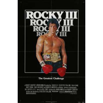 ROCKY 3 Movie Poster - 29x41 in. - 1982 - Sylvester Stallone, Mr. T