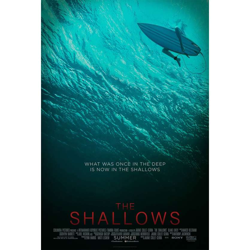 THE SHALLOWS Movie Poster DS - Adv.  - 29x41 in. - 2016 - Jaume Collet-Serra, Blake Lively