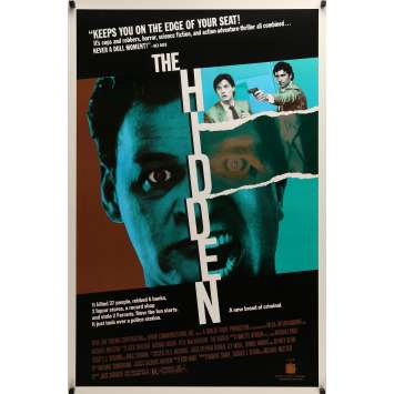 HIDDEN 1sh '87 it's cops & robbers, horror, and action-adventure thriller all combined!