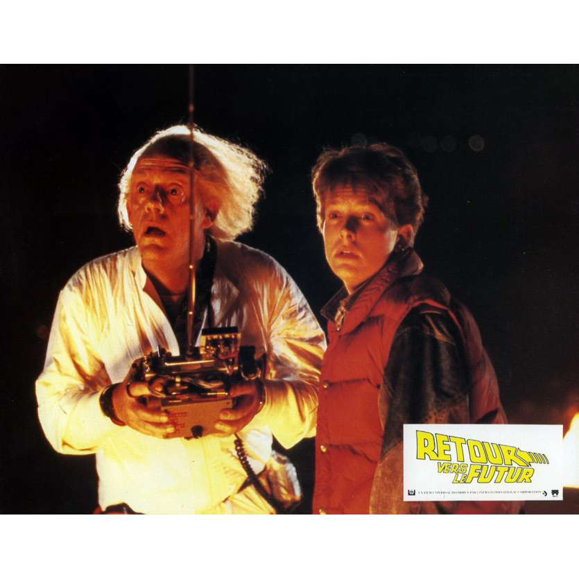 BACK TO THE FUTURE French Lobby Card N1 9x12 - 1985 - Robert Zemeckis, Michael J. Fox