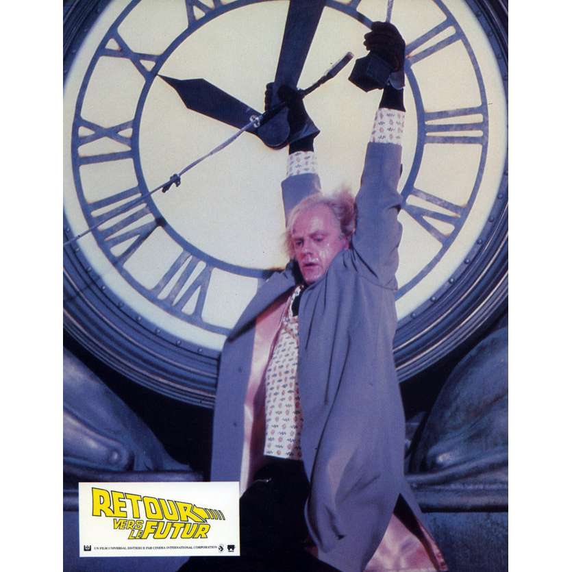 BACK TO THE FUTURE French Lobby Card N4 9x12 - 1985 - Robert Zemeckis, Michael J. Fox