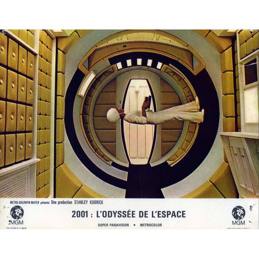 2001 A SPACE ODYSSEY Lobby Card N04, Set A - 9x12 in. - 1968 - Stanley Kubrick, Keir Dullea