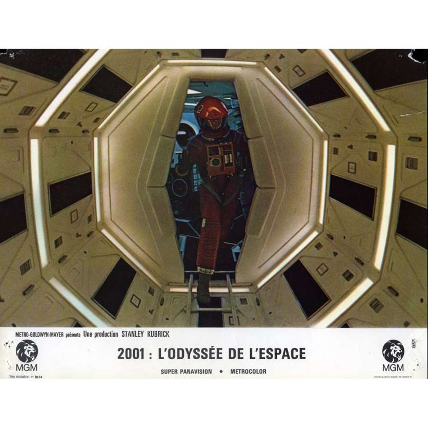 2001 L'ODYSSEE DE L'ESPACE Photo de film N03, Set A - 21x30 cm. - 1968 - Keir Dullea, Stanley Kubrick