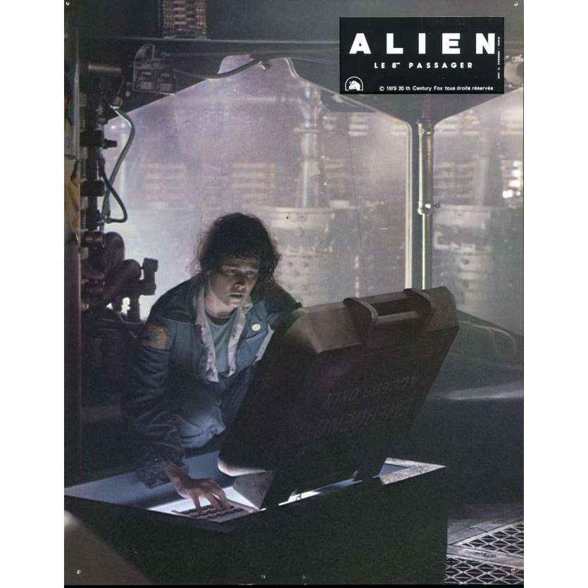 ALIEN Lobby Card N06 - 9x12 in. - 1979 - Ridley Scott, Sigourney Weaver