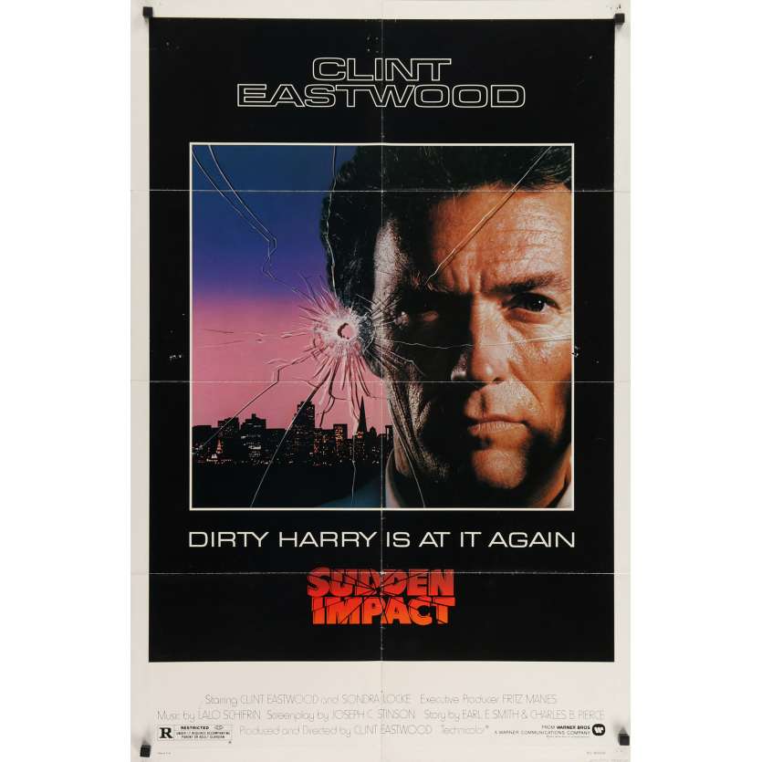 SUDDEN IMPACT Affiche de film 69x104 - 1983 - Sondra Locke, Clint Eastwood