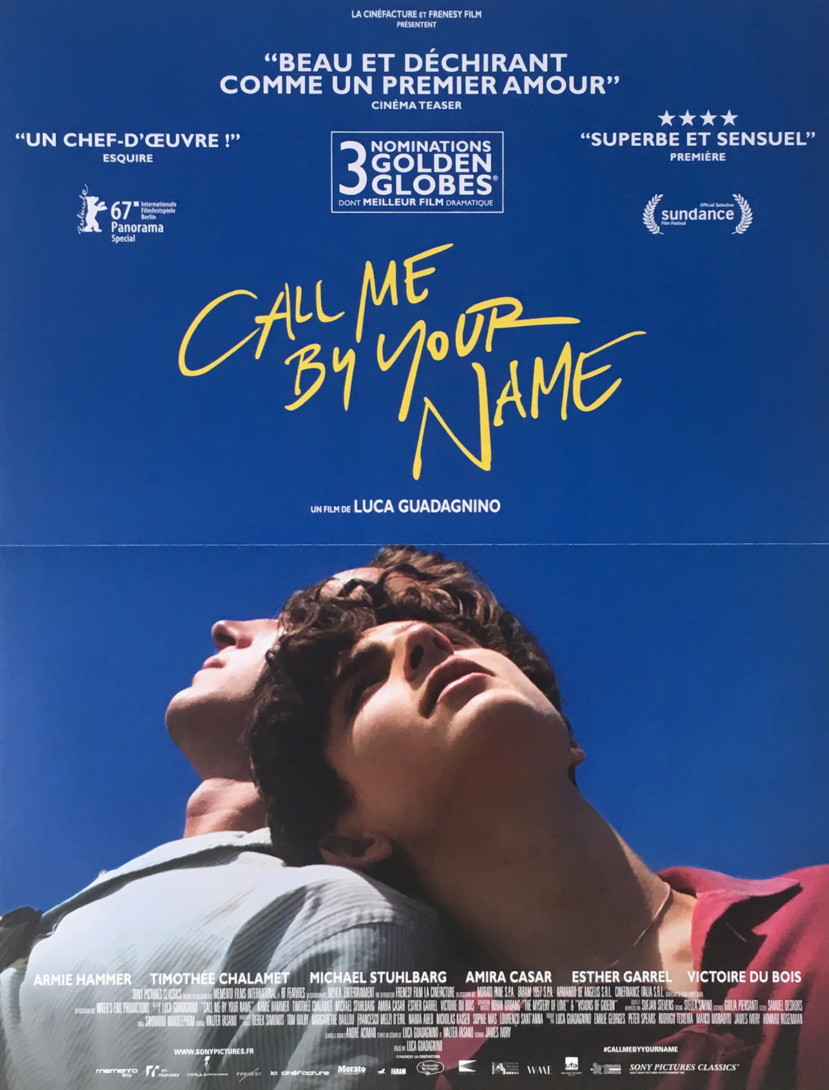 Znalezione obrazy dla zapytania call me by your name poster