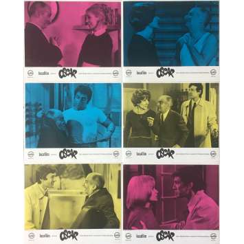 OSCAR x6 Lobby Cards - 9x12 in. - 1967 - Edouard Molinaro, Louis de Funès OSCAR x6 Lobby Cards - 9x12 in. - 1967 - Edouard Molinaro, Louis de Funès