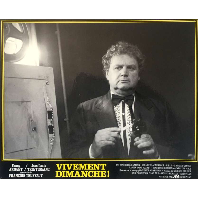 VIVEMENT DIMANCHE Photo de film N06 - 25x30 cm. - 1983 - Fanny Ardant, François Truffaut