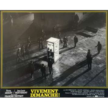 VIVEMENT DIMANCHE Photo de film N02 - 25x30 cm. - 1983 - Fanny Ardant, François Truffaut
