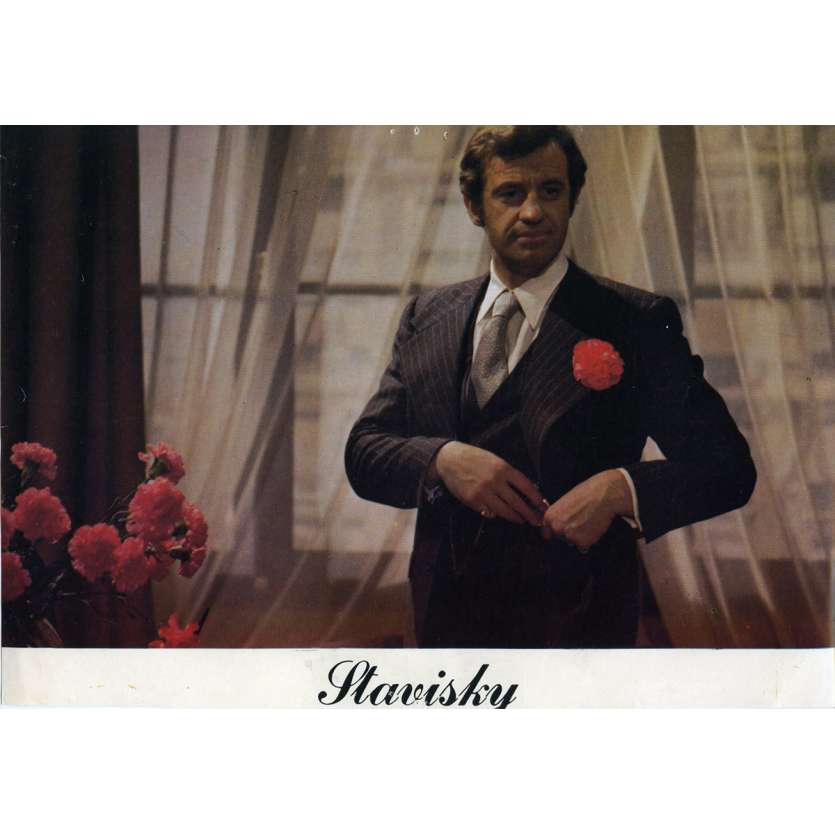 STAVISKY Photo de film  - 21x30 cm. - 1974 - Jean-Paul Belmondo, Alain Resnais
