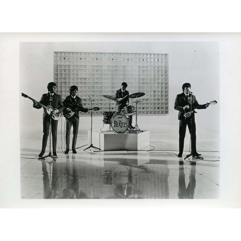 QUATRE GARÇONS DANS LE VENT Photo de presse N09 - 12x16,5 cm. - 1964 - The Beatles, Hard Day's Night