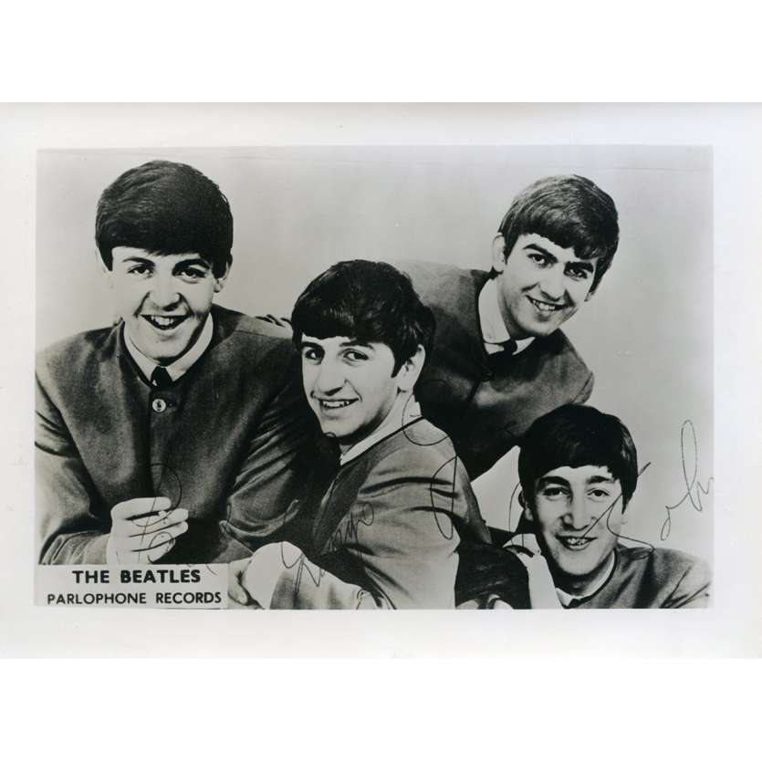 QUATRE GARÇONS DANS LE VENT Photo de presse N07 - 12x16,5 cm. - 1964 - The Beatles, Hard Day's Night
