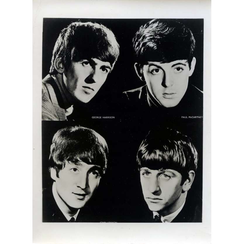 QUATRE GARÇONS DANS LE VENT Photo de presse N02 - 12x16,5 cm. - 1964 - The Beatles, Hard Day's Night