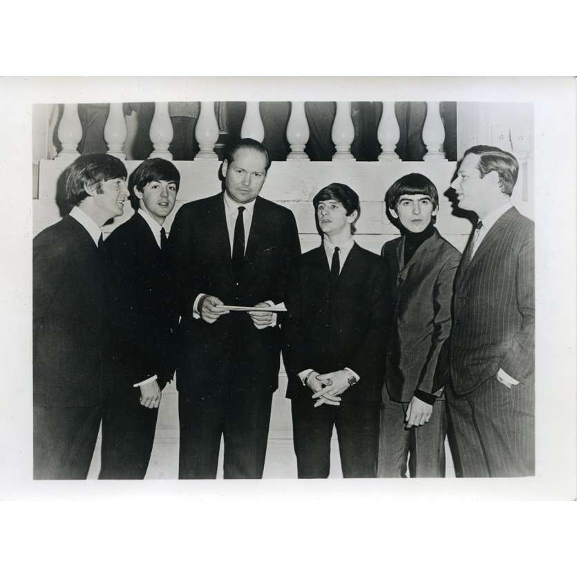QUATRE GARÇONS DANS LE VENT Photo de presse N01 - 12x16,5 cm. - 1964 - The Beatles, Hard Day's Night