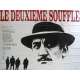 LE DEUXIEME SOUFFLE Affiche de film  - 240x320 cm. - 1966 - Lino Ventura, Jean-Pierre Melville