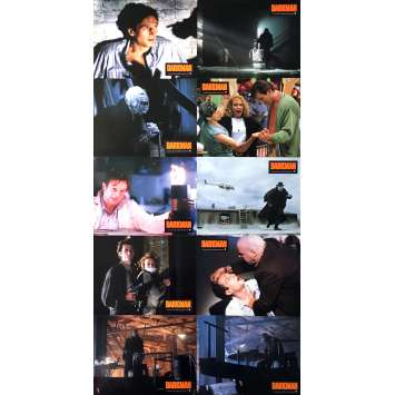 DARKMAN Lobby Cards x10 - 9x12 in. - 1990 - Sam Raimi, Liam Neeson