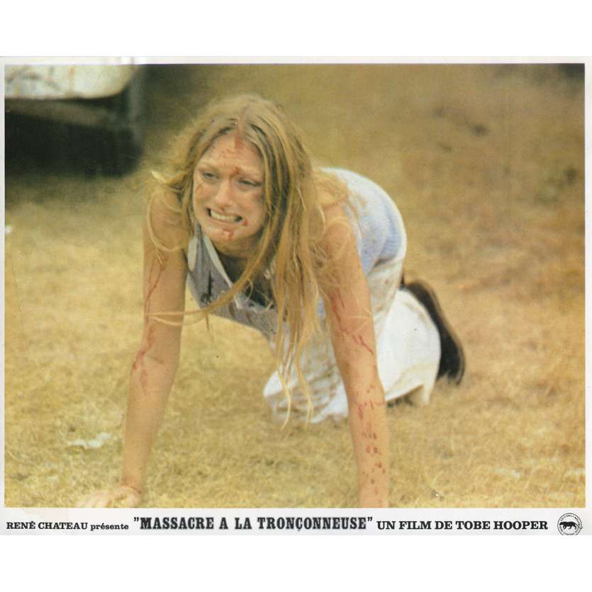 MASSACRE A LA TRONÇONNEUSE Photo de film N02 - 21x30 cm. - 1974 - Marilyn Burns, Tobe Hooper