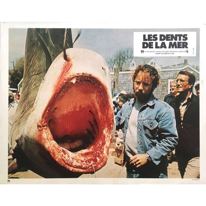 LES DENTS DE LA MER Photo de film N02 - 21x30 cm. - 1975 - Roy Sheider, Steven Spielberg