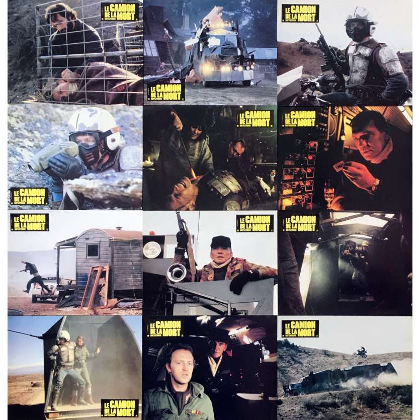BATTLETRUCK  Lobby Cards Set 9x12 x9 '81 Post apocalyptic sci-fi