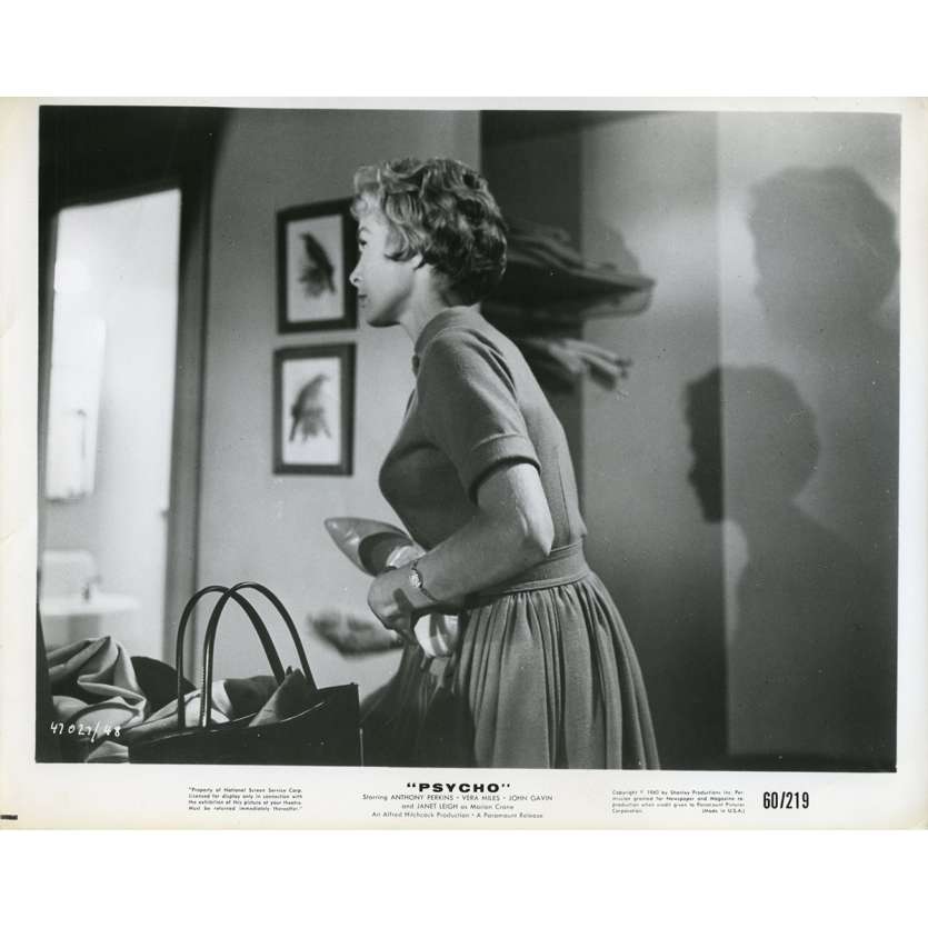 PSYCHOSE Photo de presse N01 - 20x25 cm. - 1960 - Anthony Perkins, Alfred Hitchcock