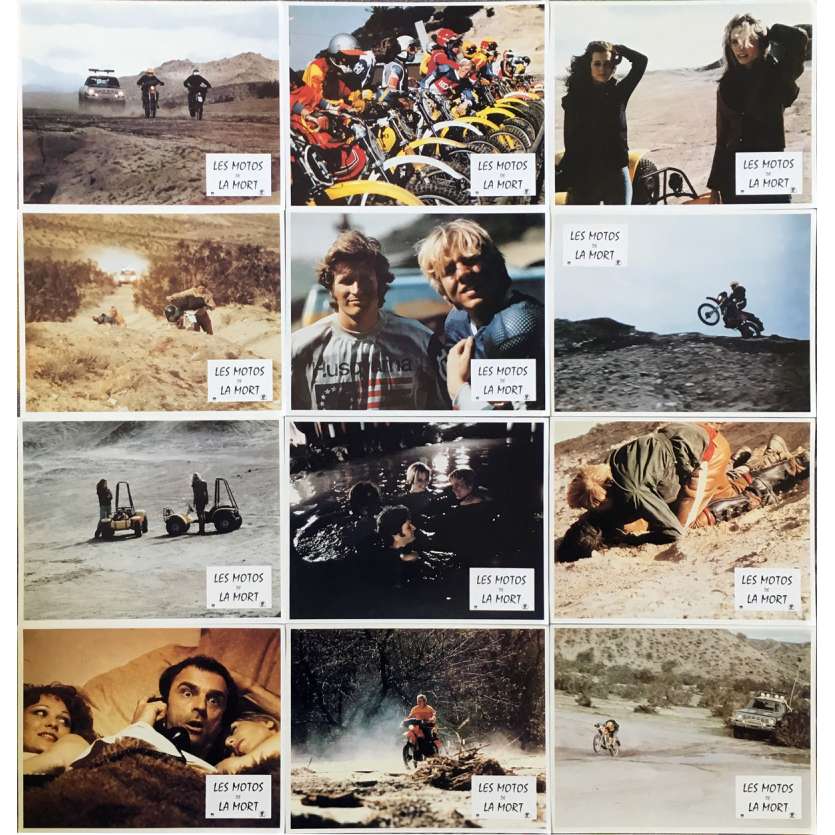 A GREAT RIDE Lobby Cards x12 - 9x12 in. - 1979 - Don Hulette, Marc Alaimo