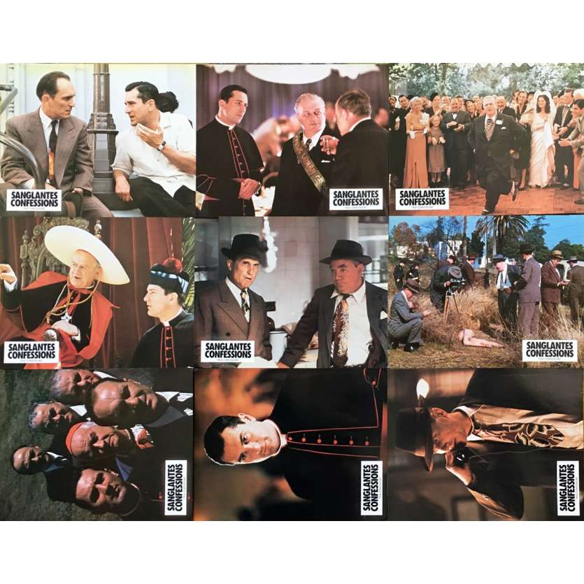 SANGLANTES CONFESSIONS Photos de film x9 - 21x30 cm. - 1981 - Robert de Niro, Ulu Grosbard