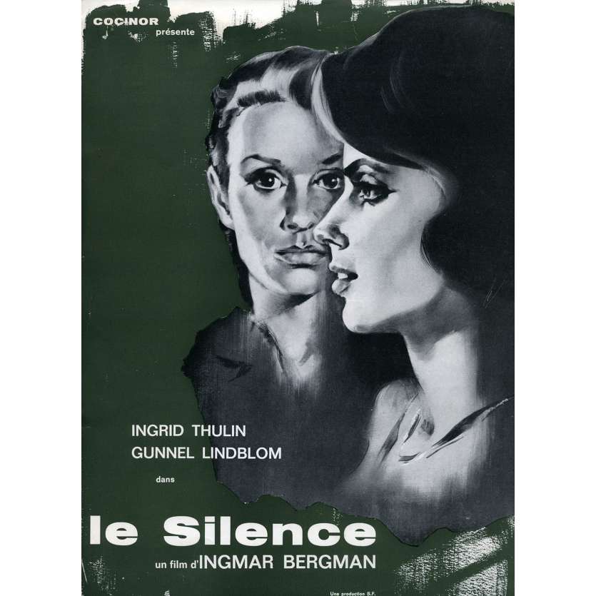 THE SILENCE Herald N01 - 9x12 in. - 1964 - Ingmar Bergman, Ingrid Thulin