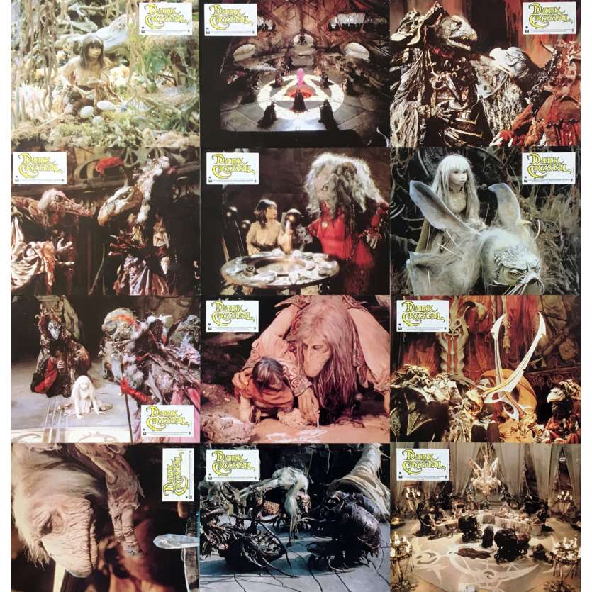 DARK CRYSTAL Original Lobby Cards x12 - 9x12 in. - 1982 - Jim Henson, Franck Oz