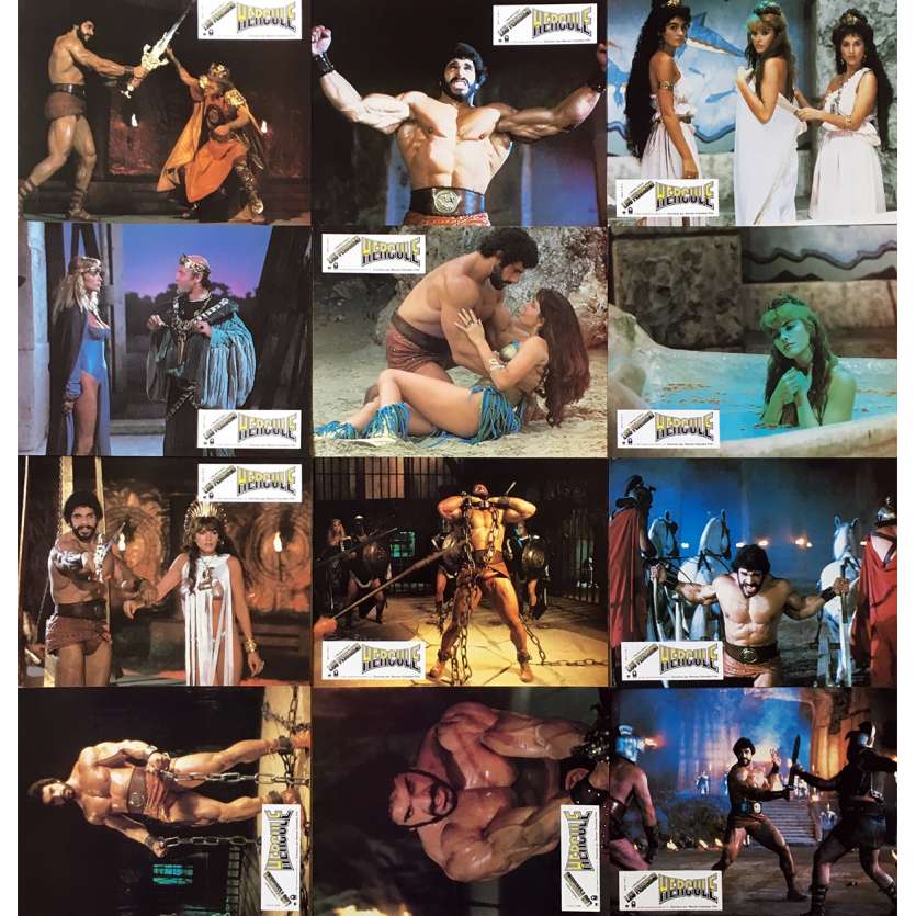 HERCULE Photos de film x12 - 21x30 cm. - 1983 - Lou Ferrigno, Luigi Cozzi