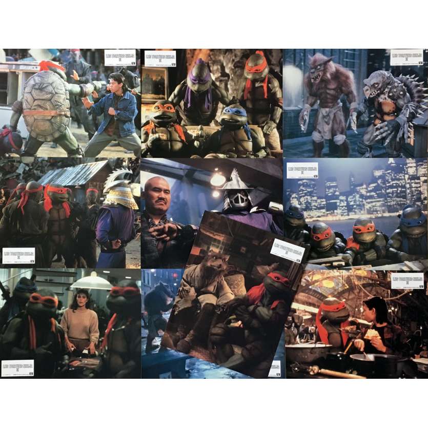 LES TORTUES NINJA 2 Photos de film x10 - 21x30 cm. - 1991 - David Warner, Michael Pressman