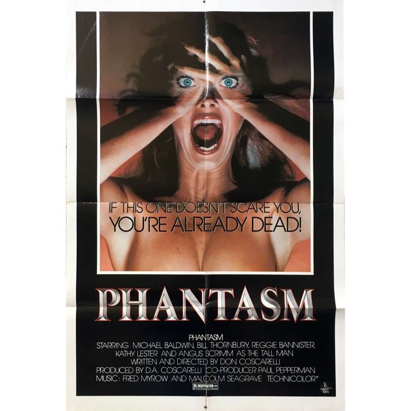 PHANTASM Original Movie Poster Alt. Style - 29x41 in. - 1979 - Don Coscarelli, Angus Scrimm