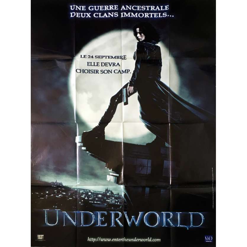 UNDERWORLD Original Movie Poster - 47x63 in. - 2003 - Len Wiseman, Kate Beckinsale