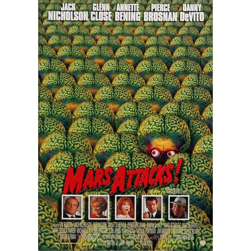 MARS ATTACKS Programme - 21x30 cm. - 1996 - Jack Nicholson, Tim Burton