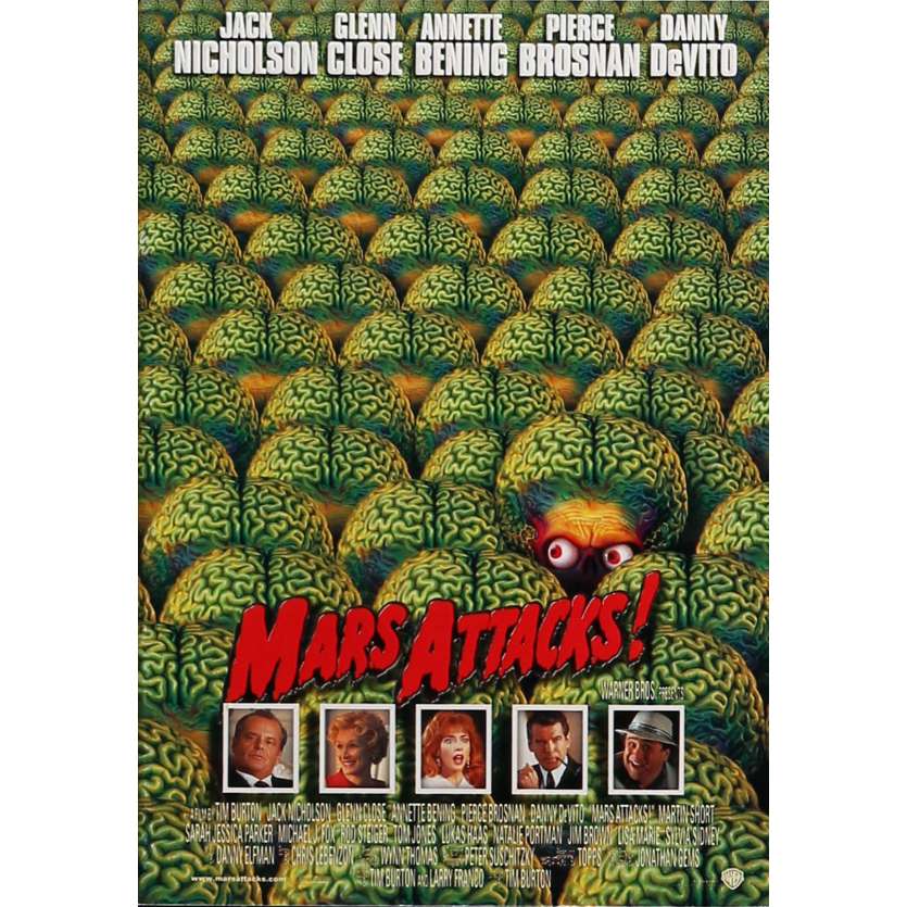 MARS ATTACKS Programme  - 21x30 cm. - 1996 - Jack Nicholson, Tim Burton