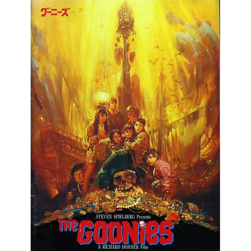 LES GOONIES Programme - 21x30 cm. - 1985 - Sean Astin, Richard Donner