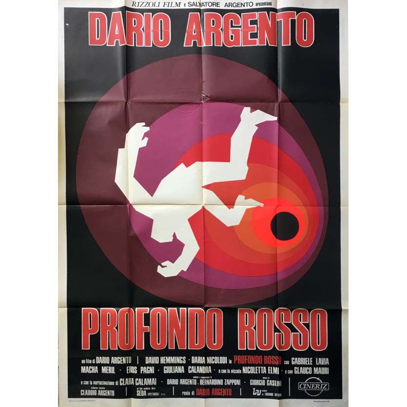 DEEP RED Original Italian Movie Poster 39x55 - 1975 - Argento, Profondo Rosso