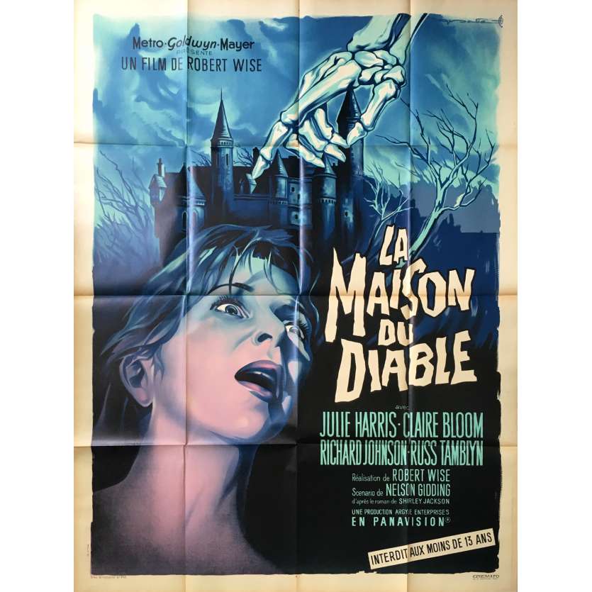 THE HAUNTING French Movie Poster  47x63 - 1963 - Robert Wise, Julie Harris