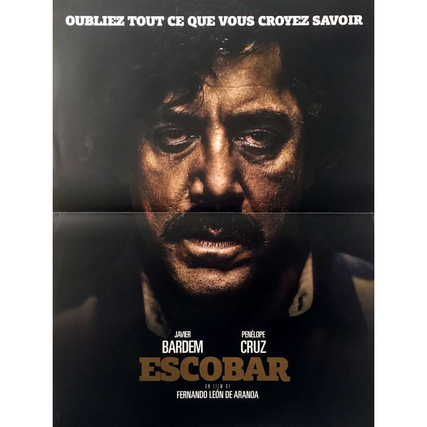 LOVING PABLO Original Movie Poster - 15x21 in. - 2017 - Fernando León de Aranoa, Javier Bardem