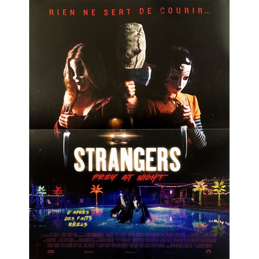 THE STRANGERS : PREY AT NIGHT Affiche de film  - 40x60 cm. - 2018 - Christina Hendricks, Johannes Roberts